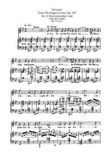 Des Sangers Fluch The singer's Curs